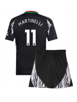 Arsenal Gabriel Martinelli #11 Dječji Gostujuci Dres kompleti 2024-25 Kratak Rukavima (+ kratke hlače)